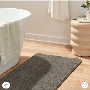 24"x60" Spa Plush Bath Rug Dark Gray - Threshold Brand New